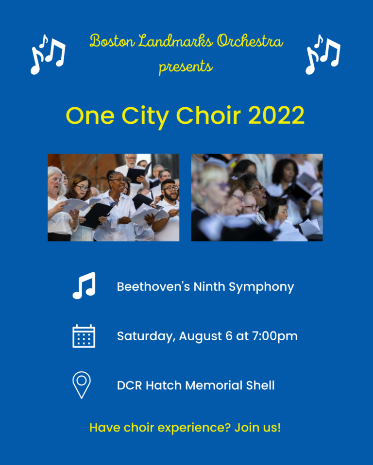 One City Choir 2022 Landmarks Orchestra