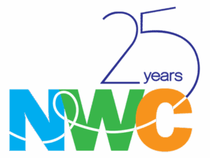 Logo of the New World Chorale noting their 25th anniversary.